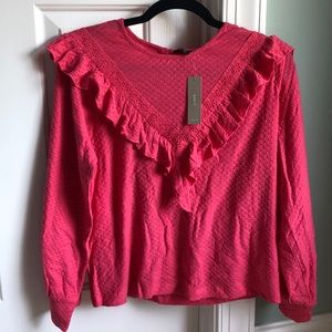 J Crew Honeycomb Blouse